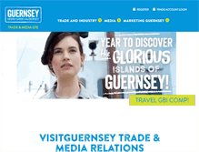 Tablet Screenshot of guernseytrademedia.com